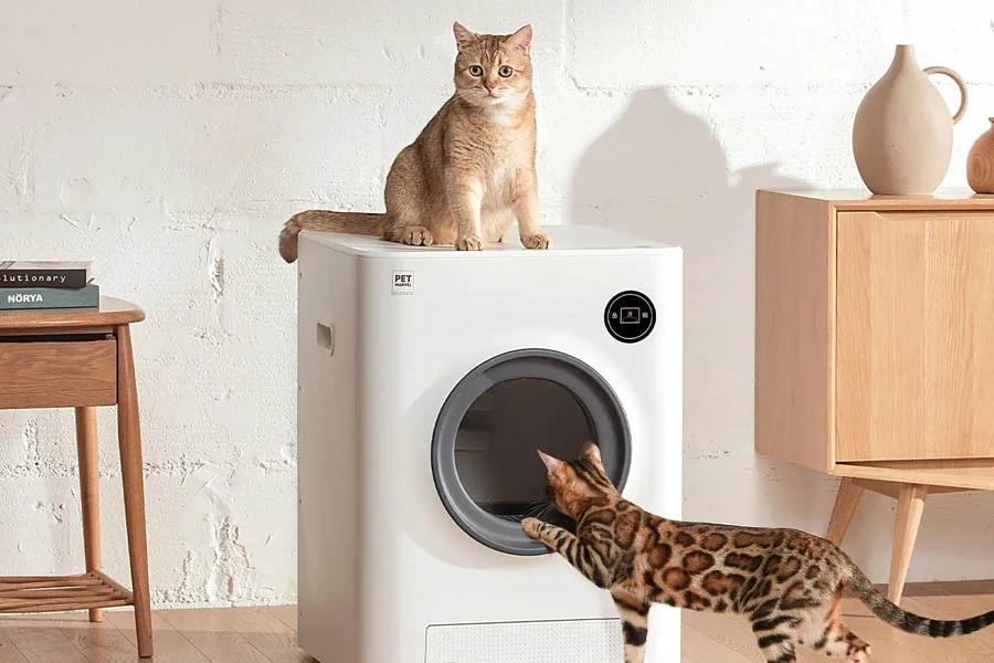 self cleaning cat litter boxes for multiple cats